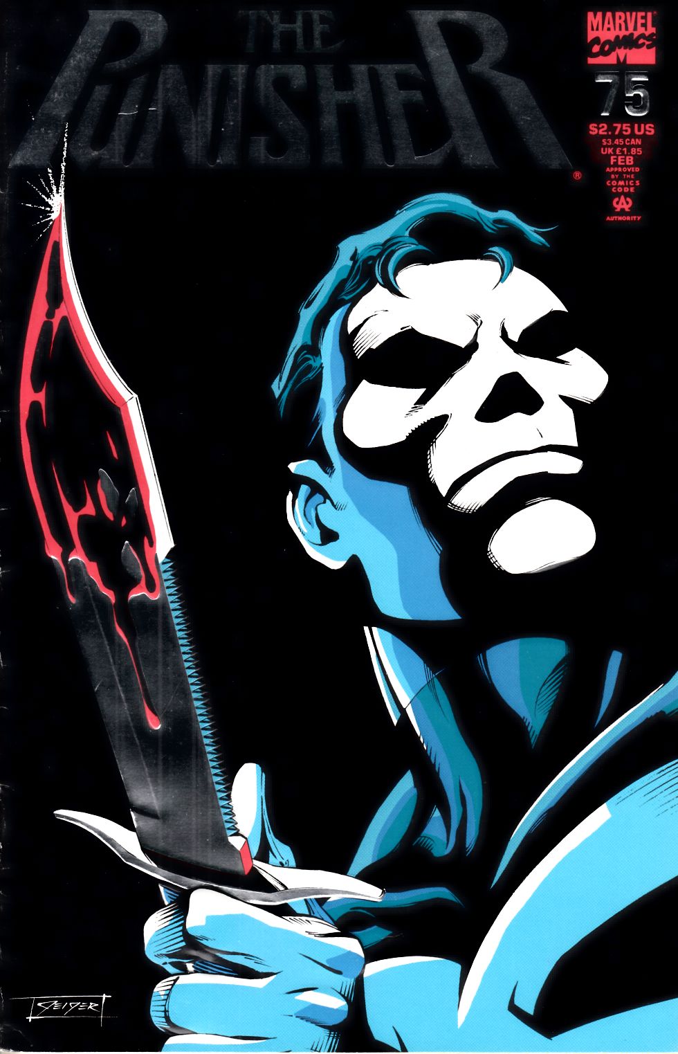 Punisher #75 Fine Minus (5.5) [Marvel Comic] THUMBNAIL