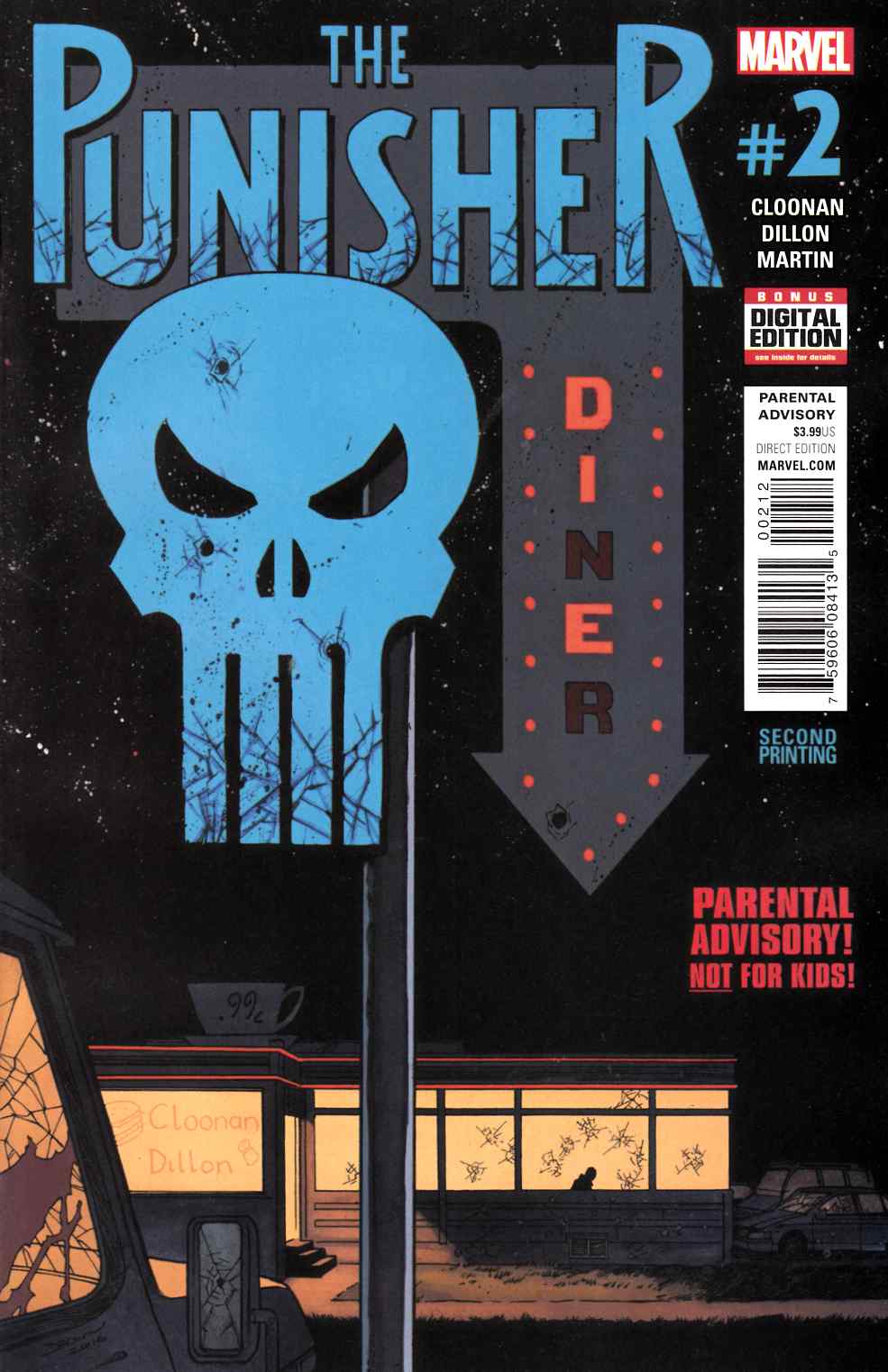 Punisher #2 Second Printing [Marvel Comic] LARGE