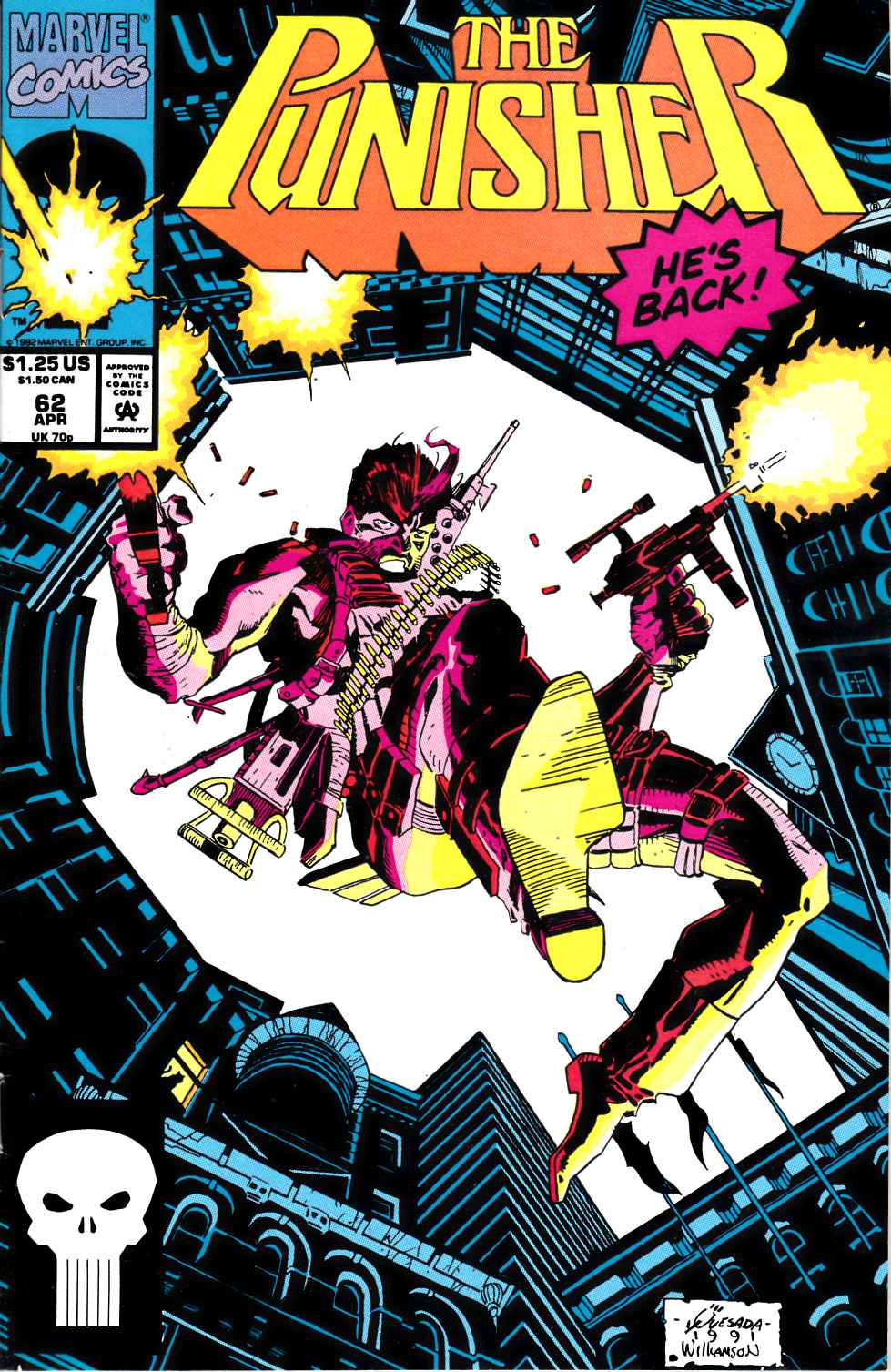 Punisher #62 Very Fine (8.0) [Marvel Comic] THUMBNAIL