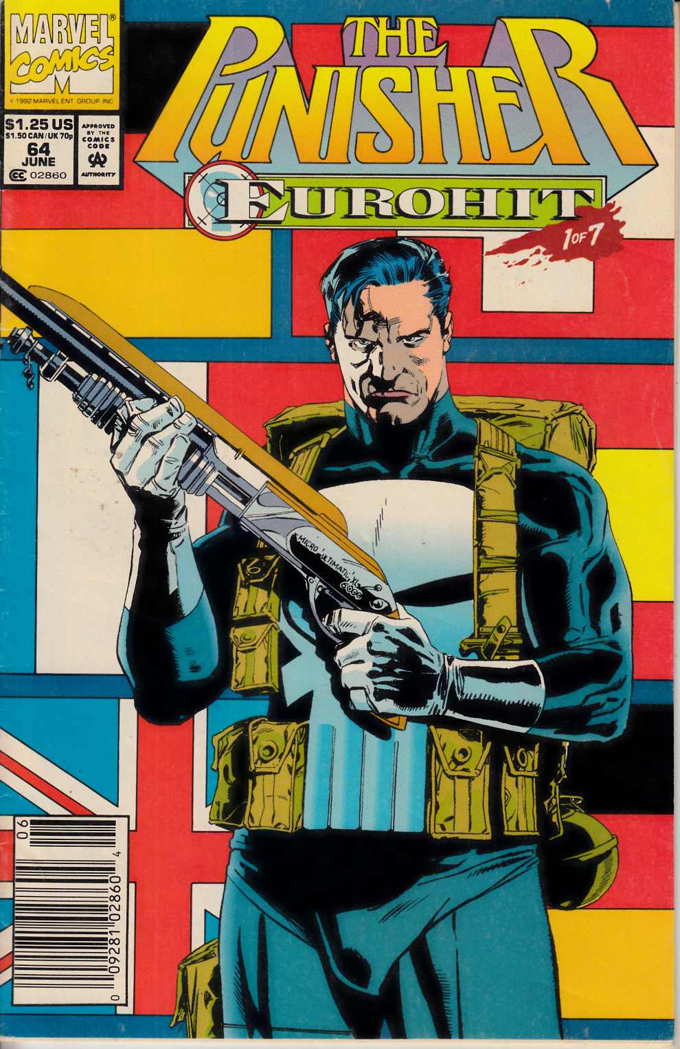 Punisher #64 Newsstand Edition Very Good (4.0) [Marvel Comic] LARGE