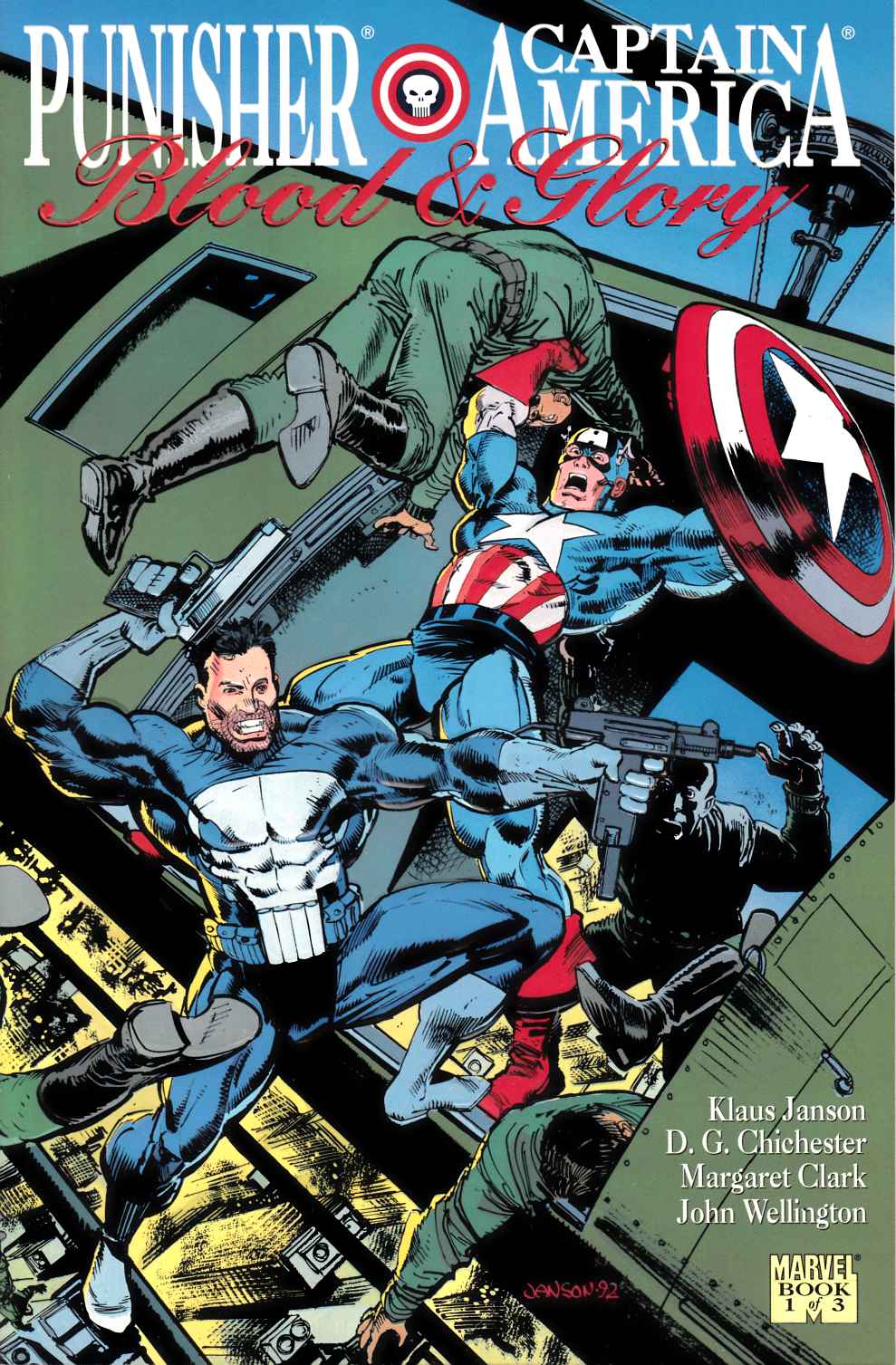 Punisher Captain America Blood and Glory #1 Near Mint (9.4) [Marvel Comic] LARGE