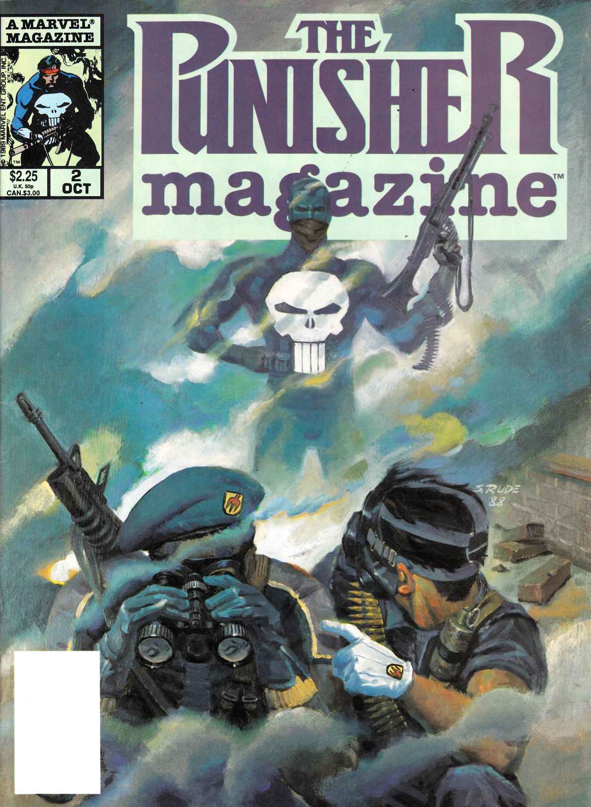 Punisher Magazine #2 Very Fine Plus (8.5) [Marvel Magazine] LARGE