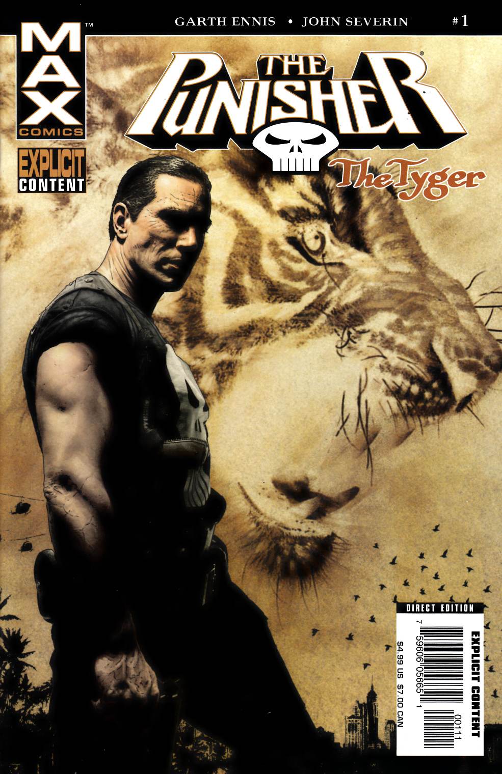 Punisher the Tyger #1 Near Mint Minus (9.2) [Marvel Comic] THUMBNAIL