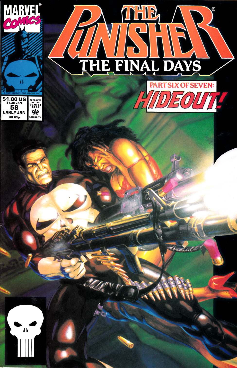 Punisher #58 Fine Plus (6.5) [Marvel Comic] THUMBNAIL