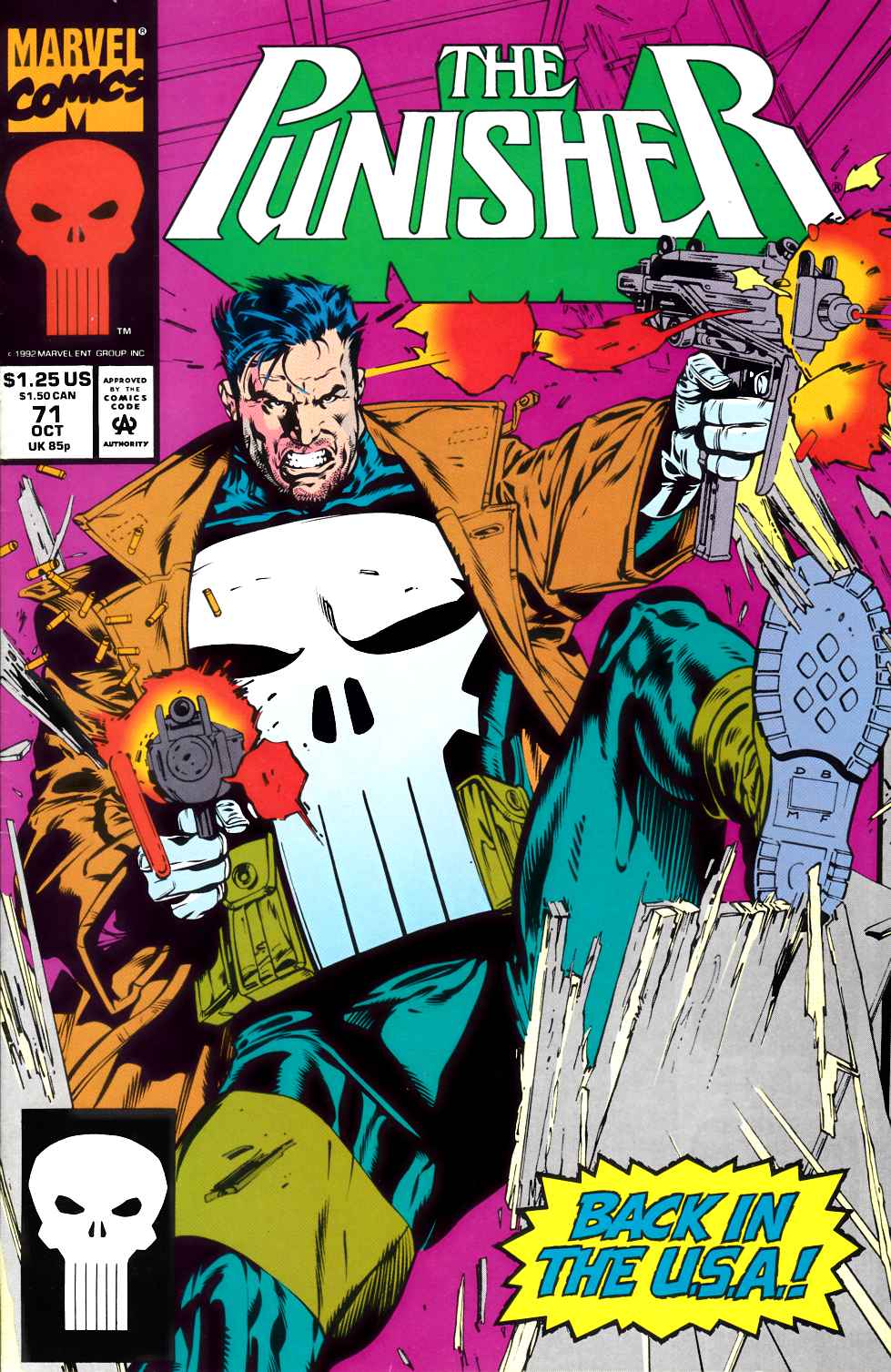Punisher #71 Near Mint (9.4) [Marvel Comic] LARGE