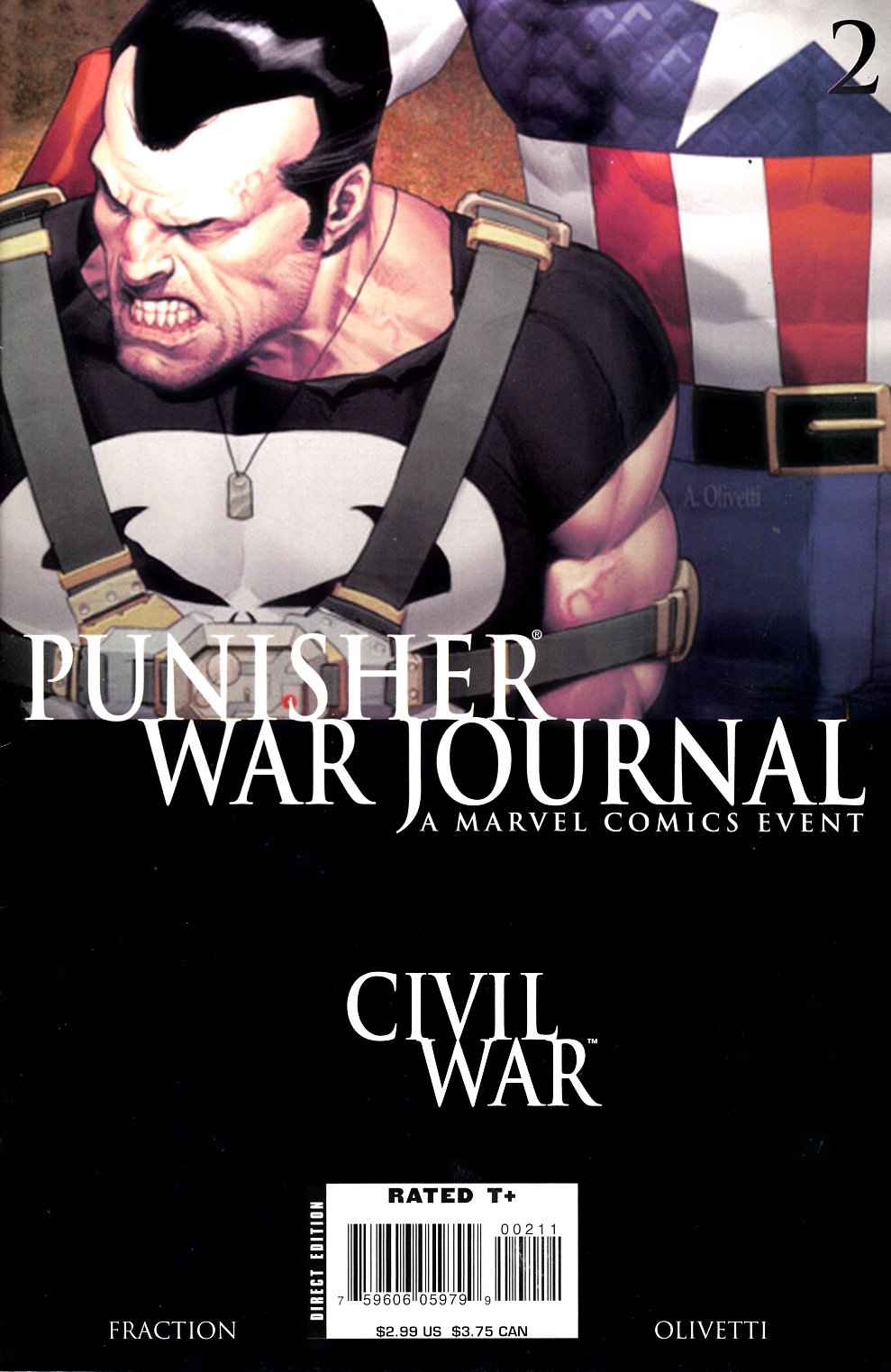 Punisher War Journal #2 Very Fine (8.0) [Marvel Comic] THUMBNAIL