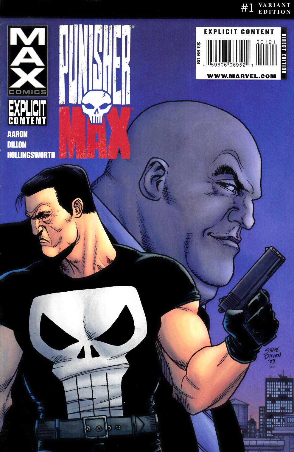 Punisher Max #1 Dillon Variant Cover Very Fine (8.0) [Marvel Comic]