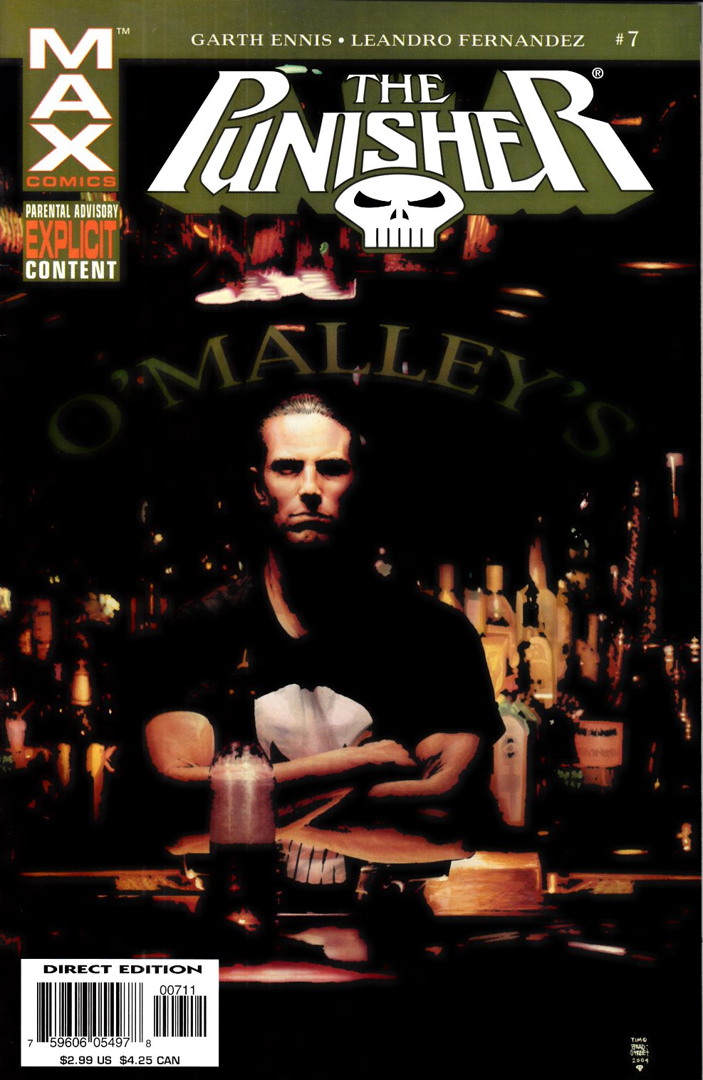 Punisher Max #7 Very Fine (8.0) [Marvel Comic] THUMBNAIL