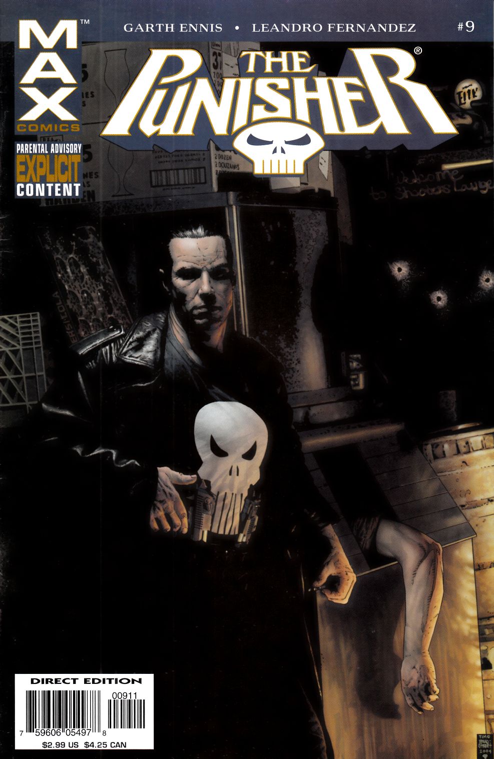 Punisher Max #9 Very Fine (8.0) [Marvel Comic] THUMBNAIL