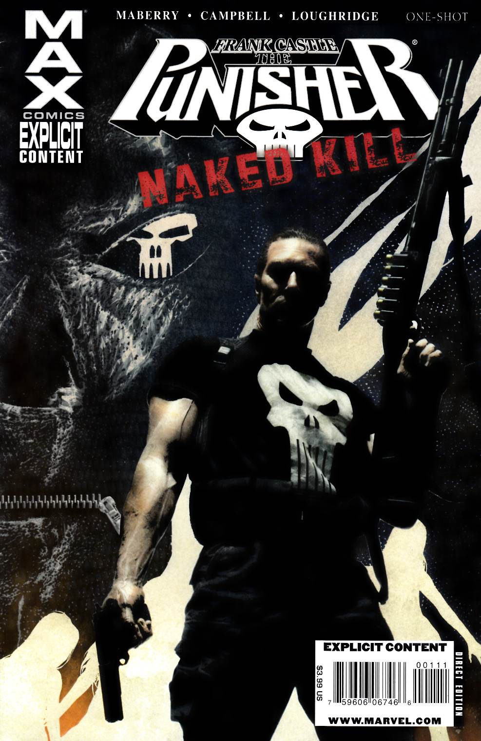 Punisher Max Naked Kill #1 Very Fine Minus (7.5) [Marvel Comic] THUMBNAIL