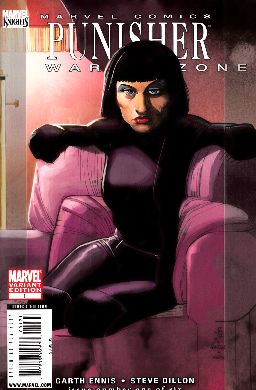Punisher War Zone #1 Romita Jr Variant Cover Very Fine (8.0) [Marvel Comic] THUMBNAIL