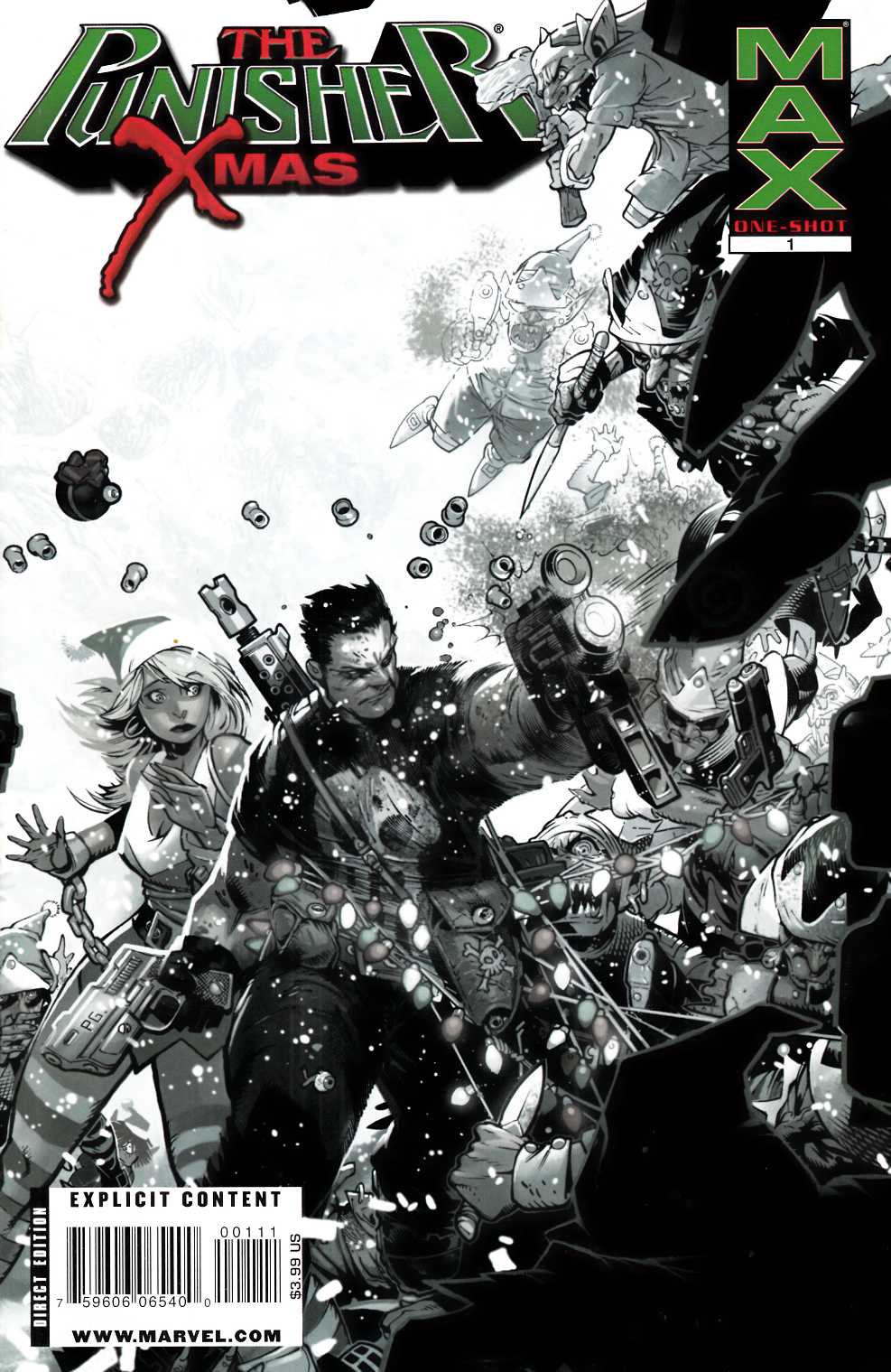 Punisher X-Mas Special 2008 (One Shot) Very Fine (8.0) [Marvel Comic] LARGE