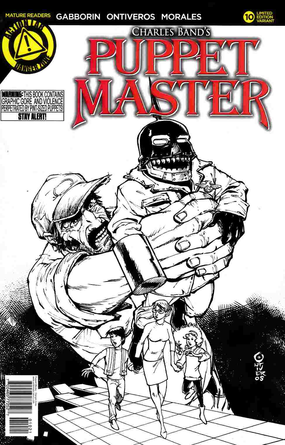 Puppet Master #10 Sketch Variant Cover [Action Lab Comic] THUMBNAIL