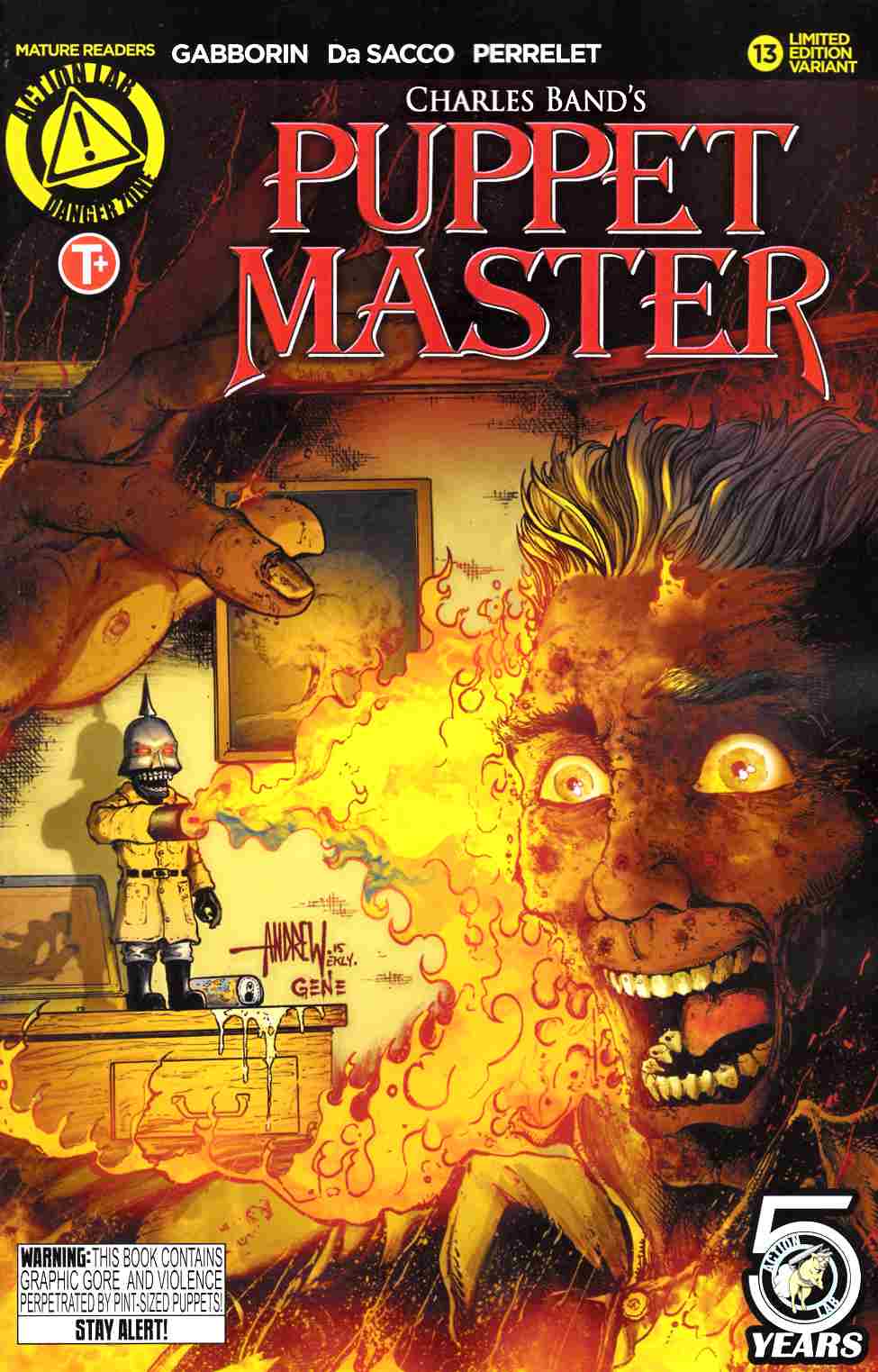 Puppet Master #13 Cover B- Kill Cover [Danger Zone Comic] THUMBNAIL