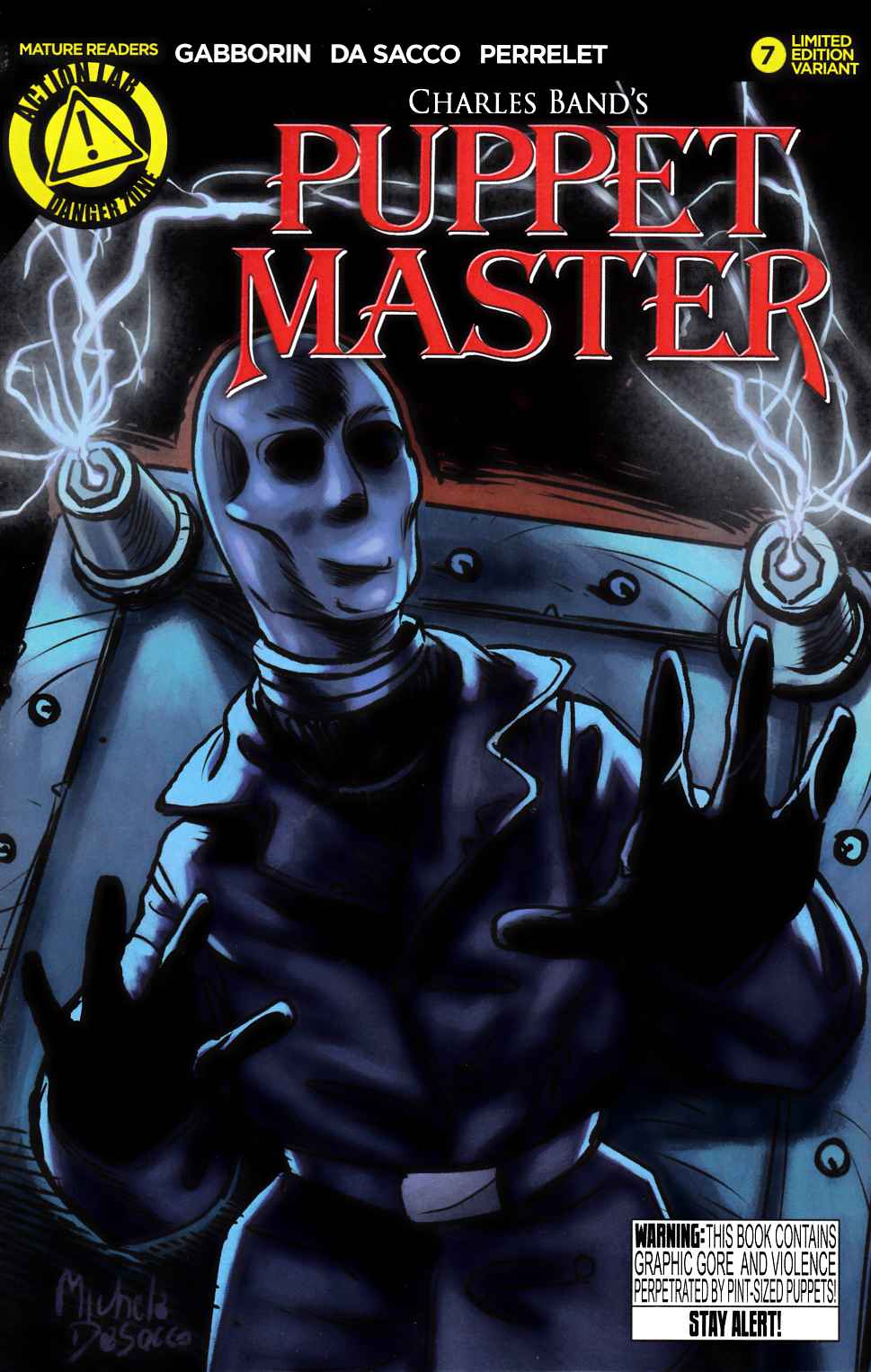 Puppet Master #7 Decapitron Variant Cover [Action Lab Comic] LARGE
