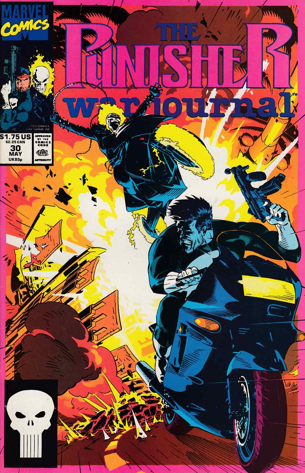 Punisher War Journal #30 Near Mint (9.4) [Marvel Comic] THUMBNAIL