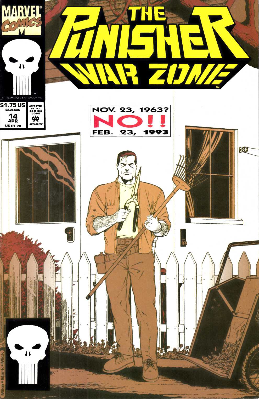 Punisher War Zone #14 Very Fine (8.0) [Marvel Comic] LARGE