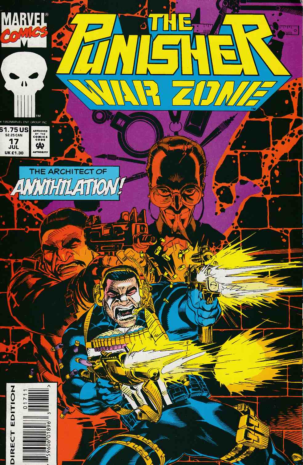 Punisher War Zone #17 Very Fine (8.0) [Marvel Comic] LARGE