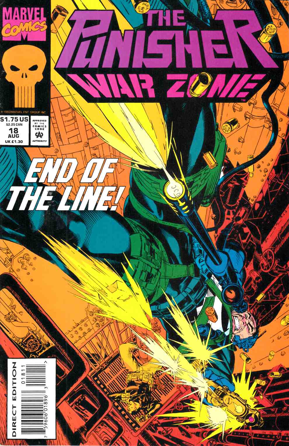 Punisher War Zone #18 Fine (6.0) [Marvel Comic] THUMBNAIL