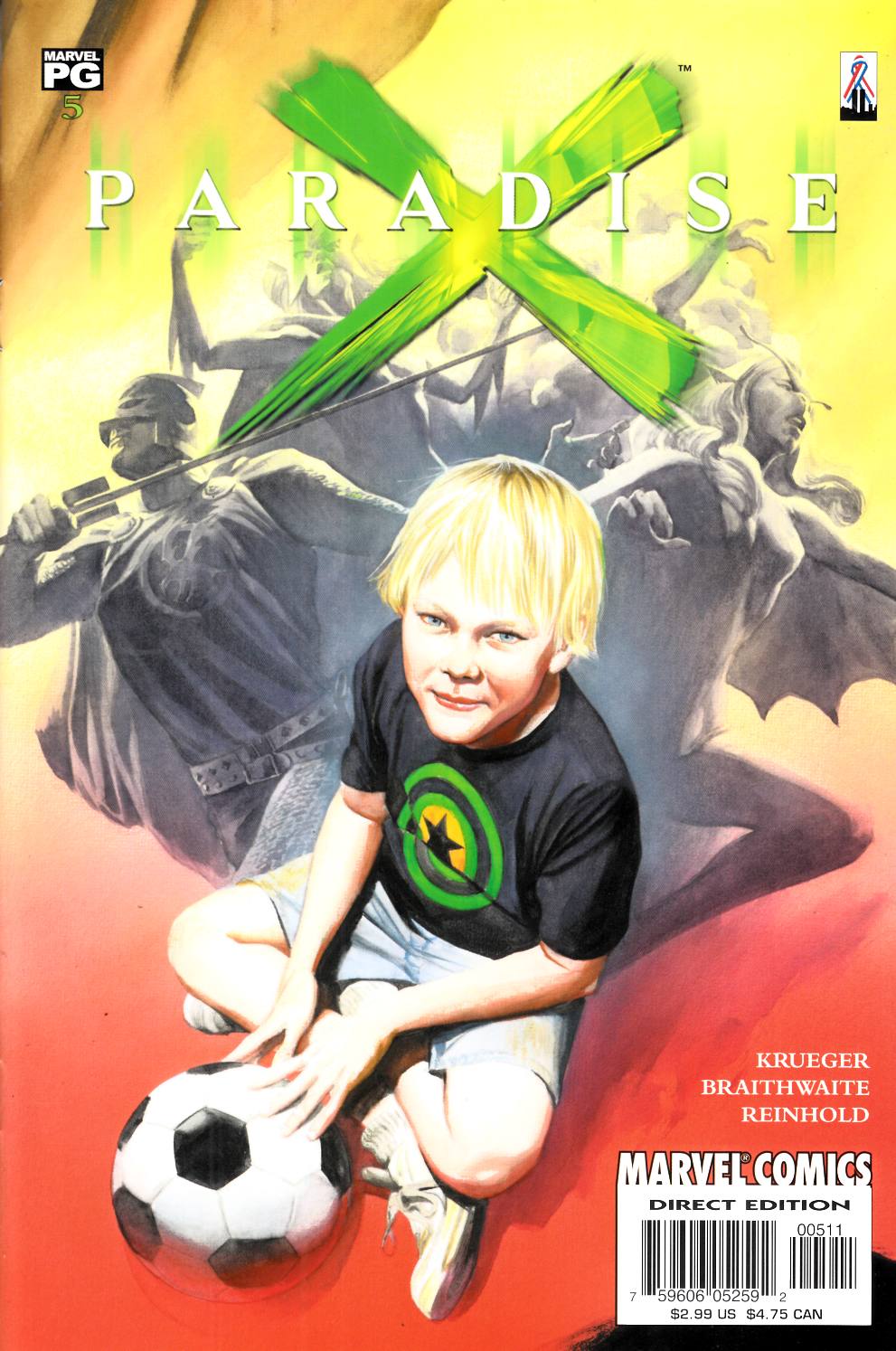 Paradise X #5 Near Mint (9.4) [Marvel Comic] THUMBNAIL