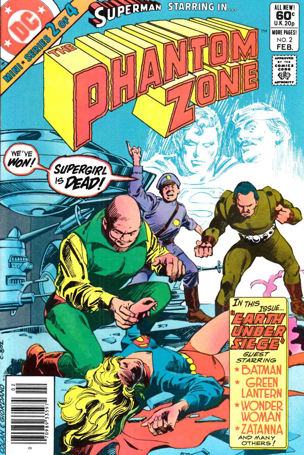 Phantom Zone #2 Newsstand Edition Very Fine (8.0) [DC Comic] LARGE