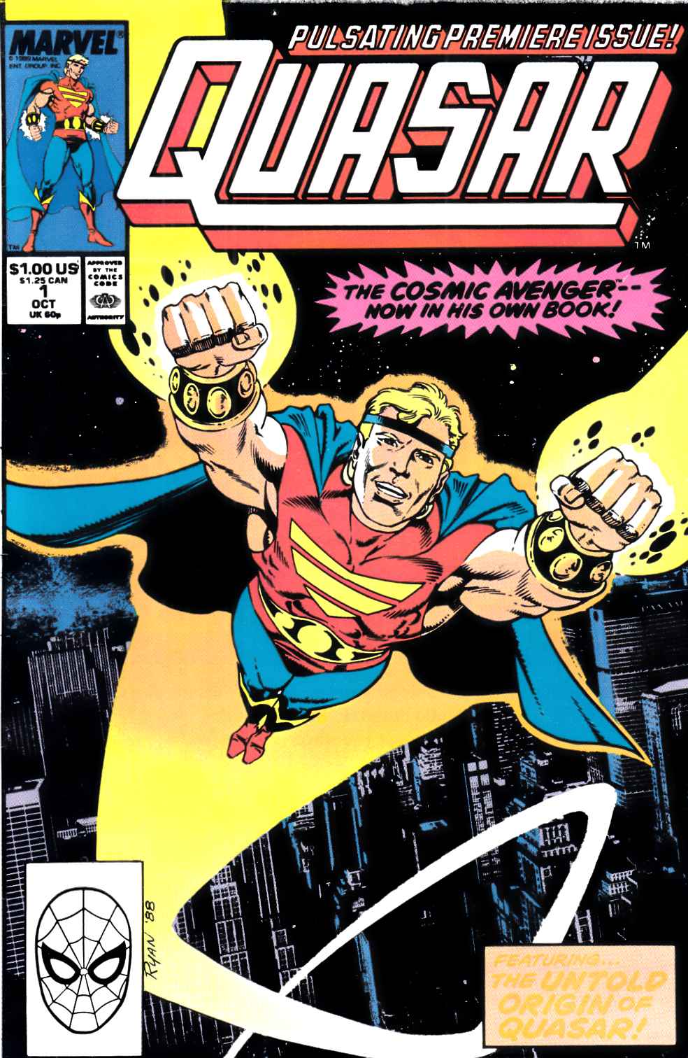 Quasar #1 Very Fine (8.0) [Marvel Comic] LARGE