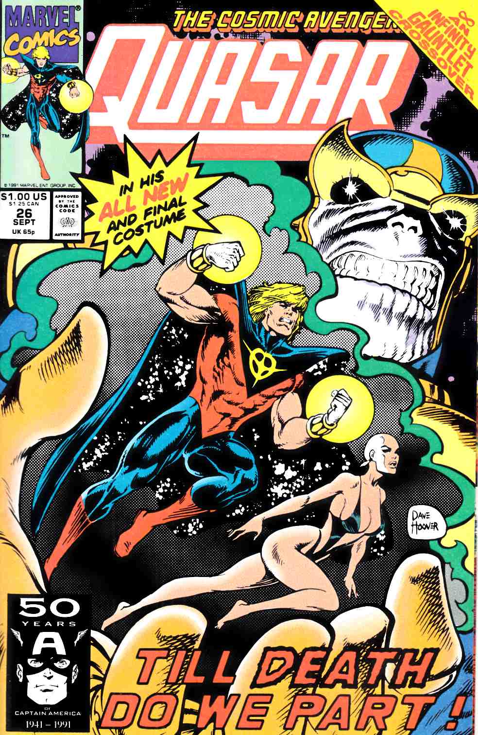 Quasar #26 Very Fine (8.0) [Marvel Comic] LARGE