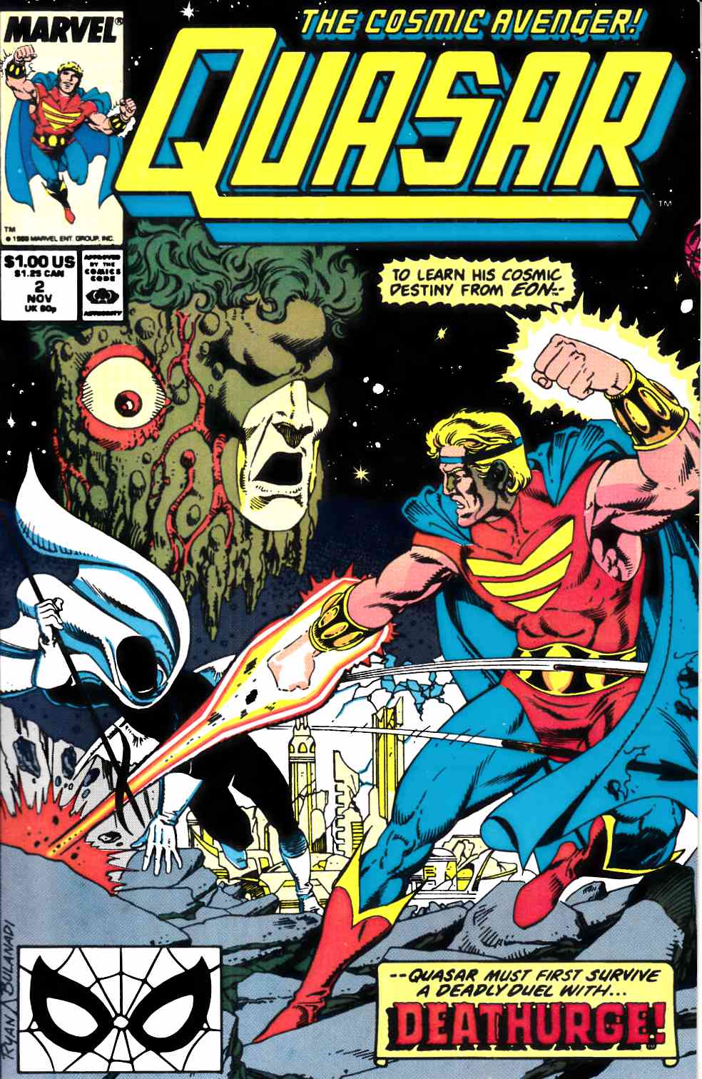 Quasar #2 Very Fine (8.0) [Marvel Comic] THUMBNAIL