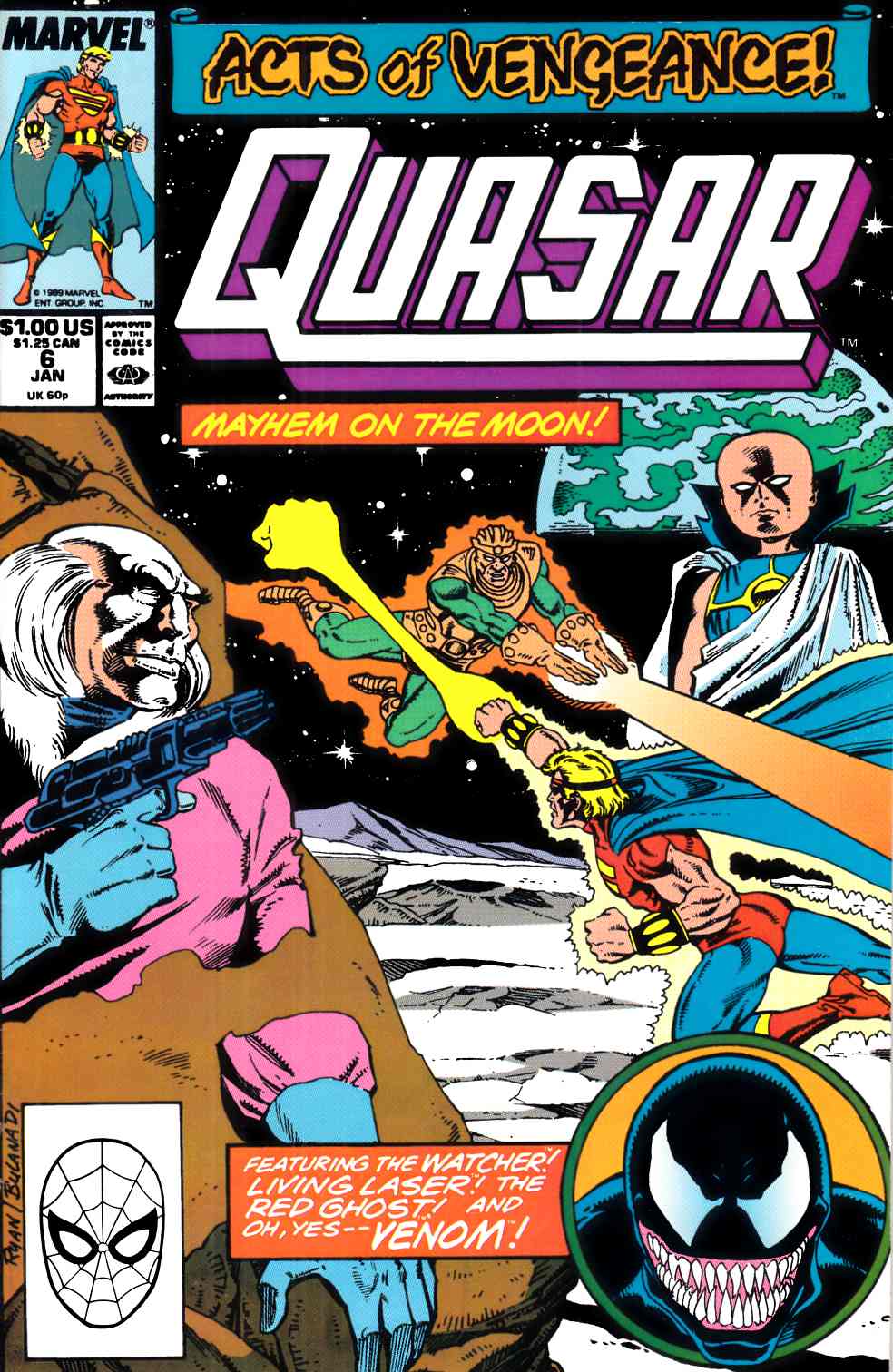 Quasar #6 Very Fine (8.0) [Marvel Comic] LARGE
