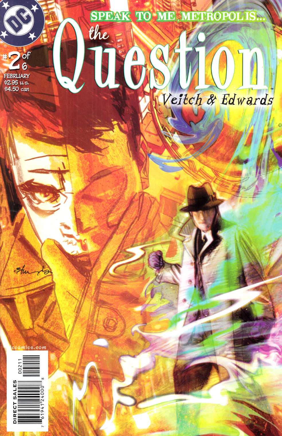 Question #2 Very Fine (8.0) [DC Comic] LARGE