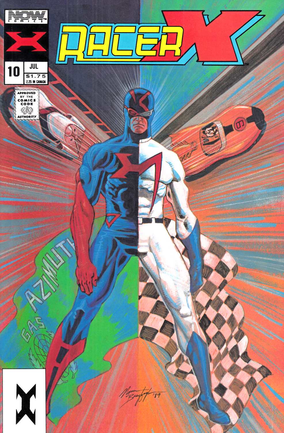 Racer X #10 Very Fine (8.0) [Now Comic] LARGE