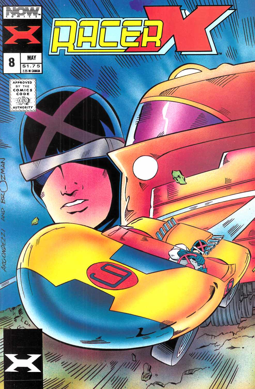 Racer X #8 Very Fine (8.0) [Now Comic] THUMBNAIL