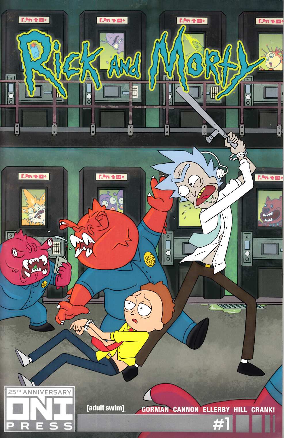 Rick & Morty #1 Oni 25th Anniversary Foil Edition  Very Fine (8.0) [Oni Press Comic] THUMBNAIL