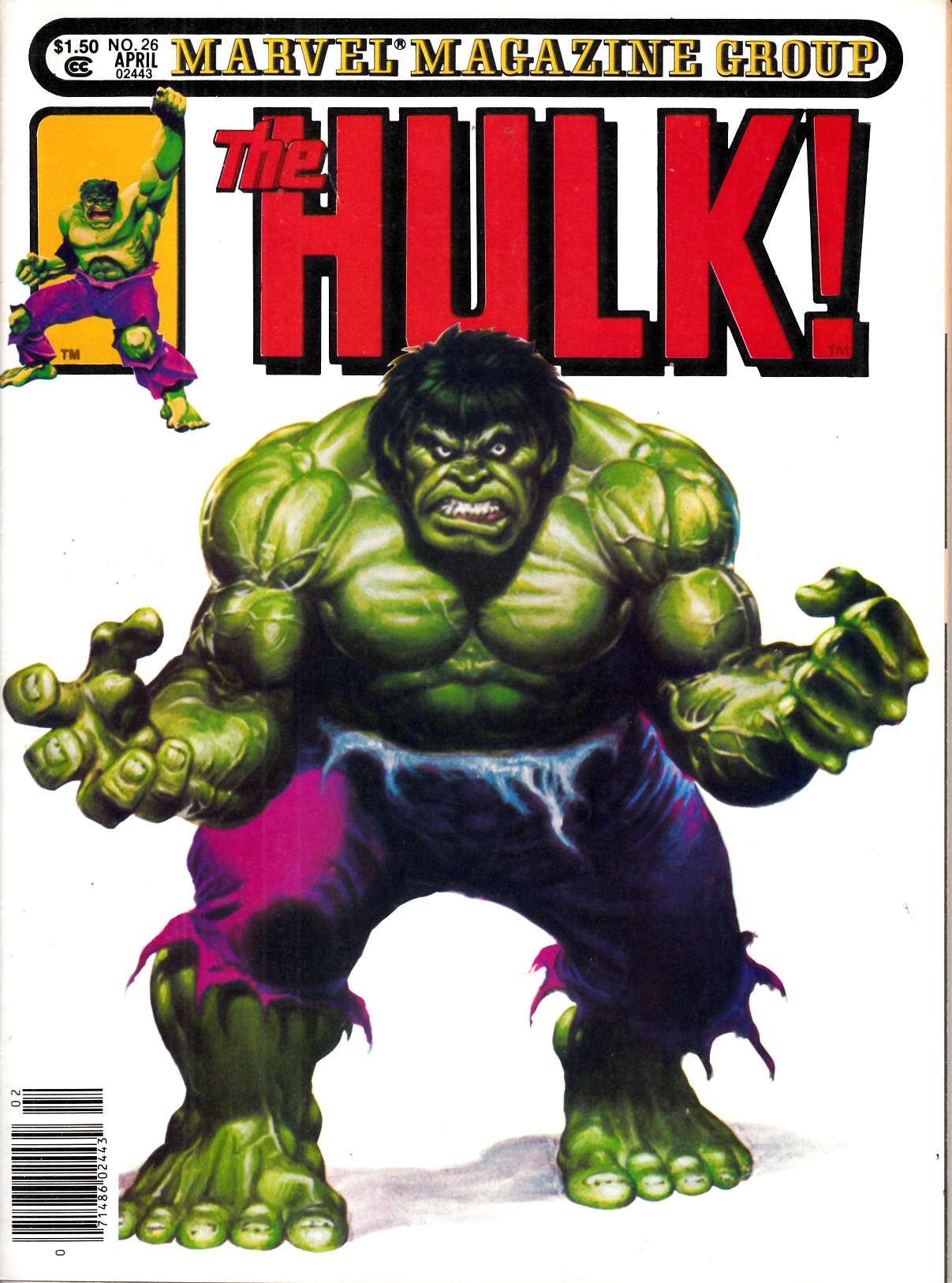 Rampaging Hulk #26 Very Fine (8.0) [Marvel Magazine] THUMBNAIL