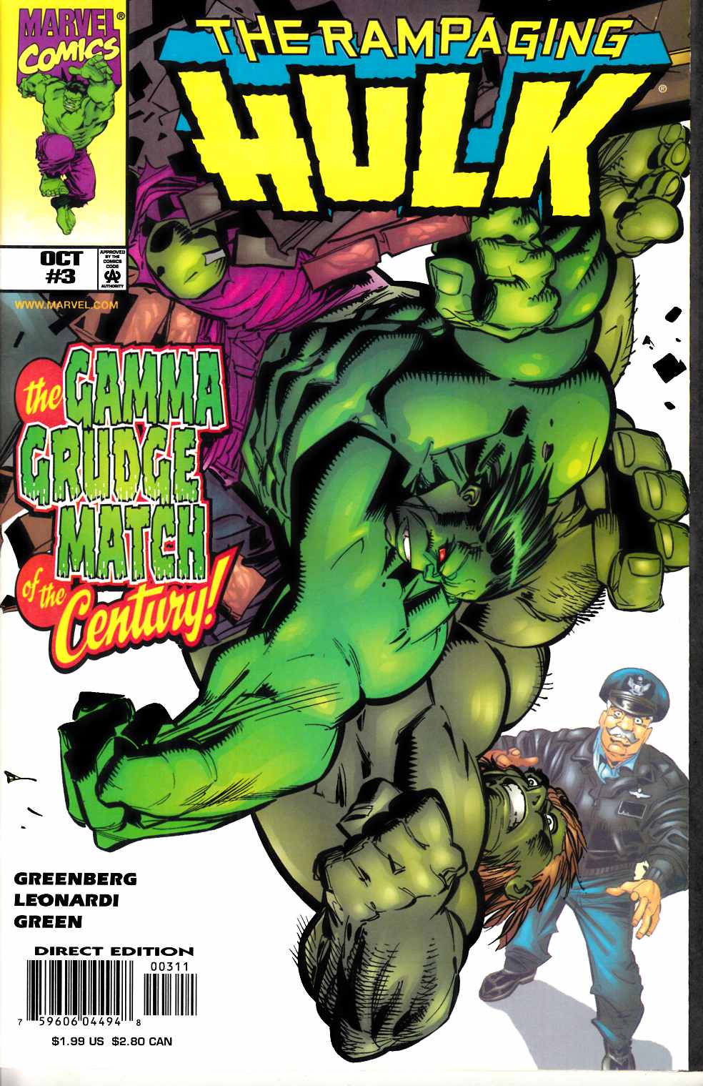 Rampaging Hulk #3 Very Fine (8.0) [Marvel Comic] THUMBNAIL