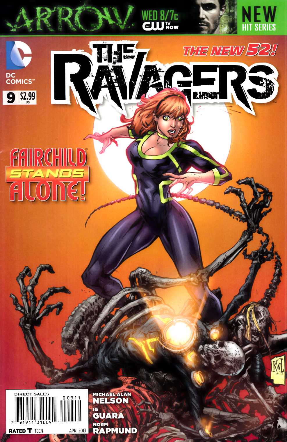 Ravagers #9 Very Fine (8.0) [DC Comic] LARGE