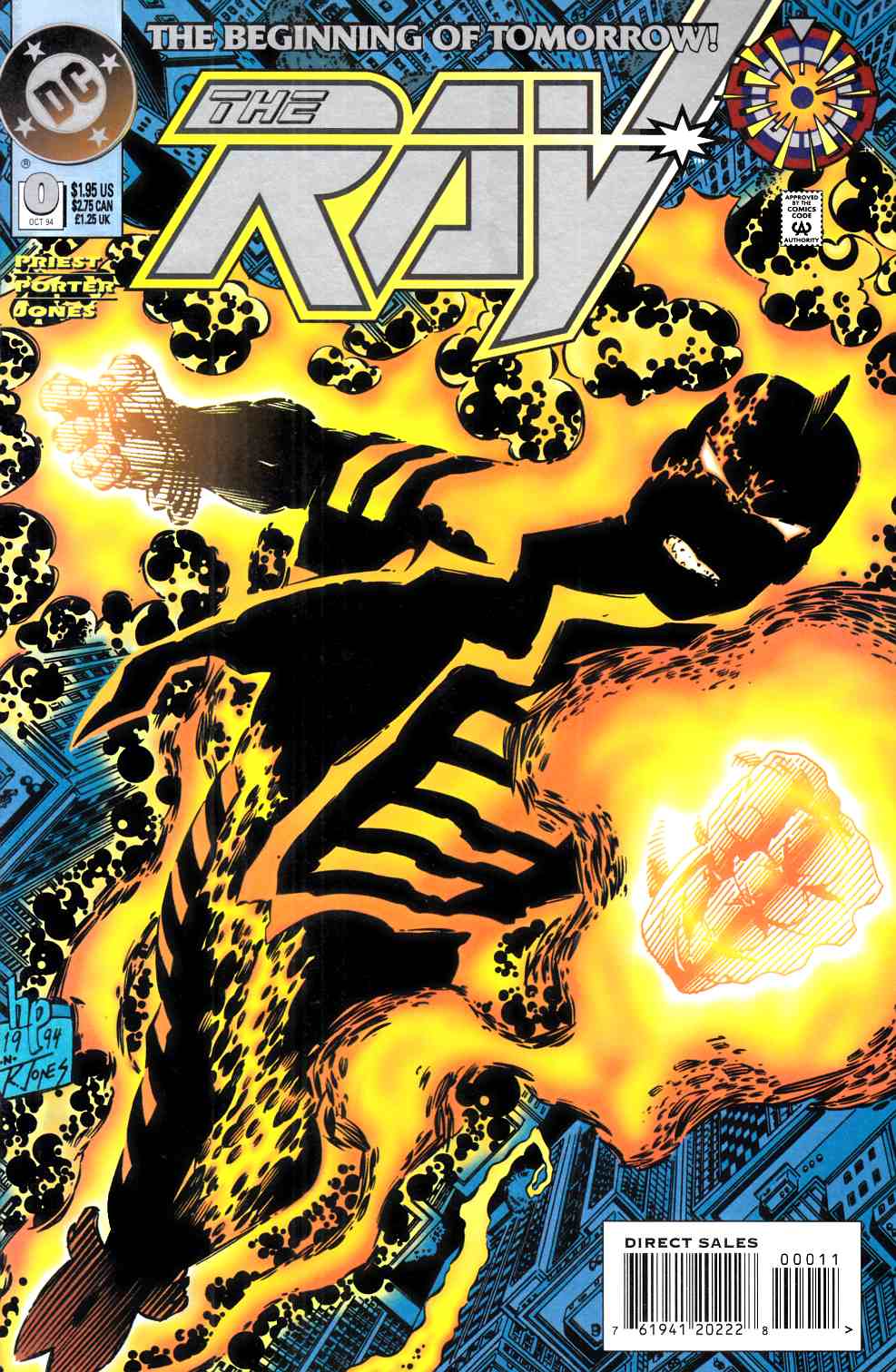 Ray #0 Near Mint Minus (9.2) [DC Comic] THUMBNAIL