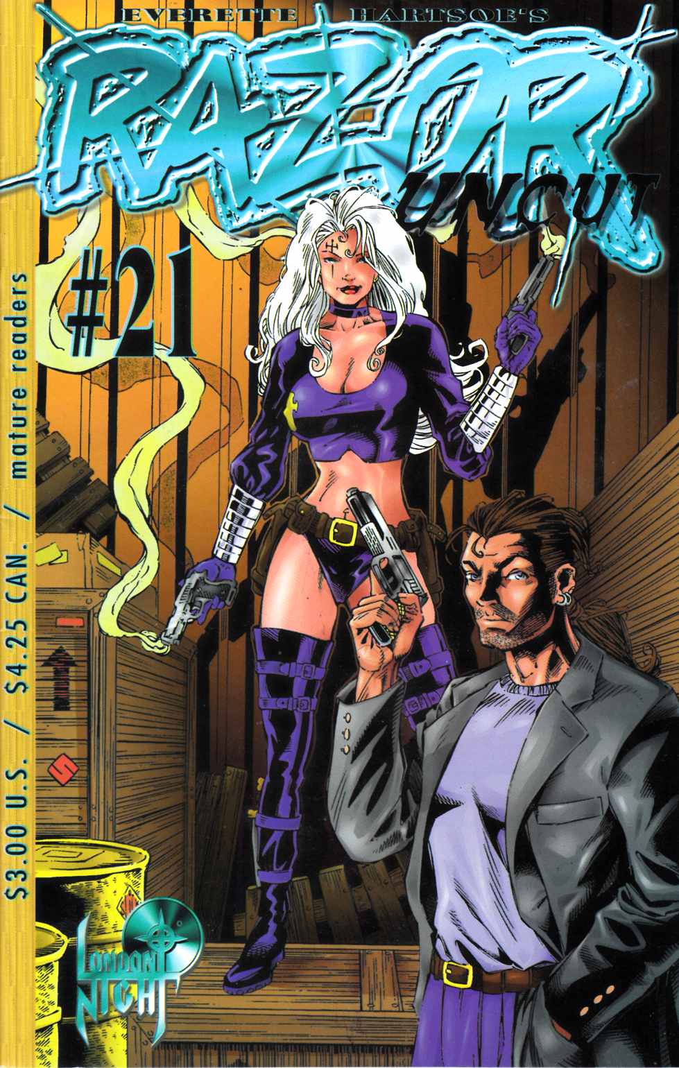 Razor #21 Very Fine Plus (8.5) [London Night Comic] LARGE