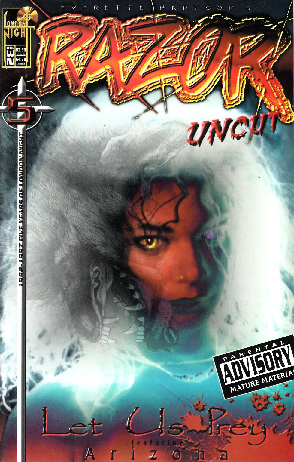 Razor #32 Near Mint (9.4) [London Night Comic] LARGE
