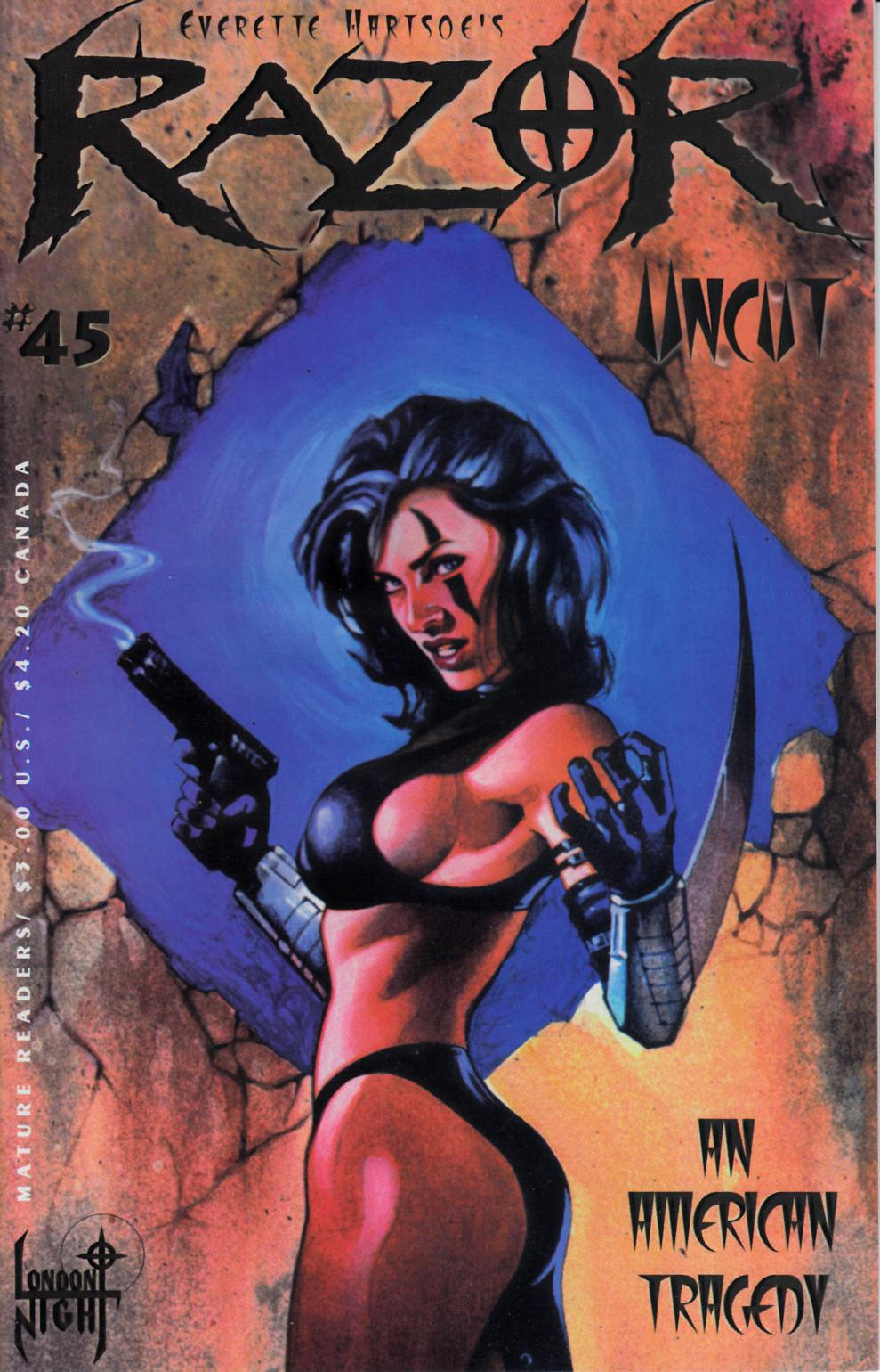 Razor #45 Very Good (4.0) [London Night Comic] LARGE