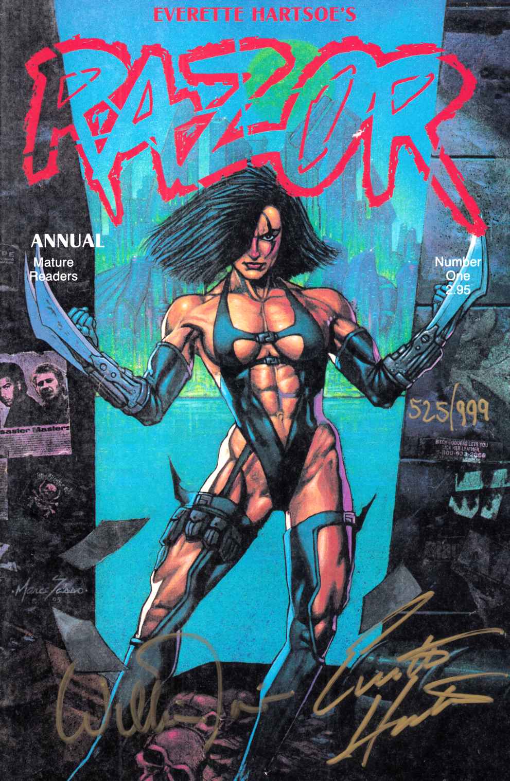 Razor Annual #1 Signed Edition Fine (6.0) [London Night Comic] LARGE
