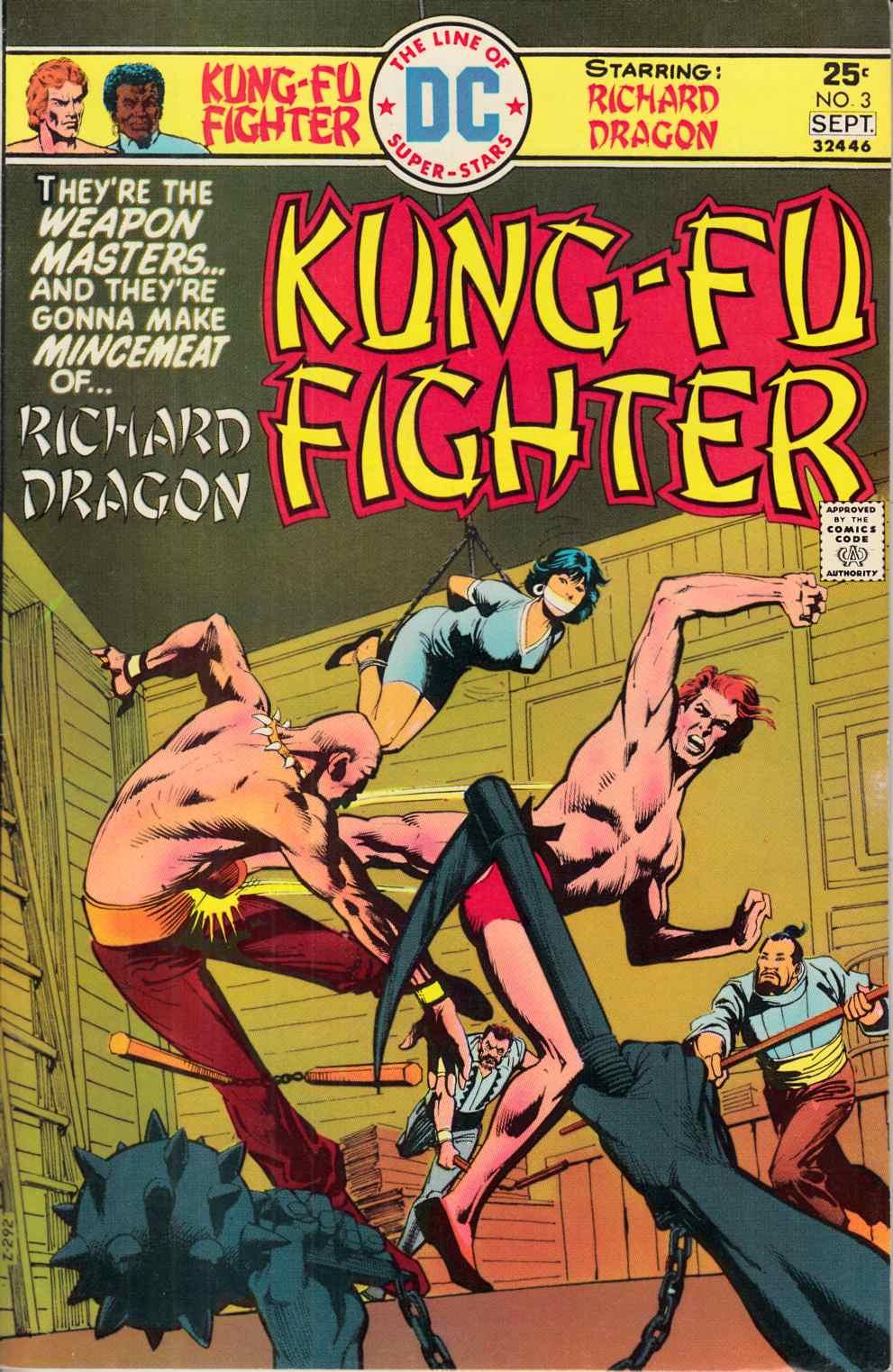 Richard Dragon Kung-Fu Fighter #3 Very Fine Minus (7.5) [DC Comic] LARGE