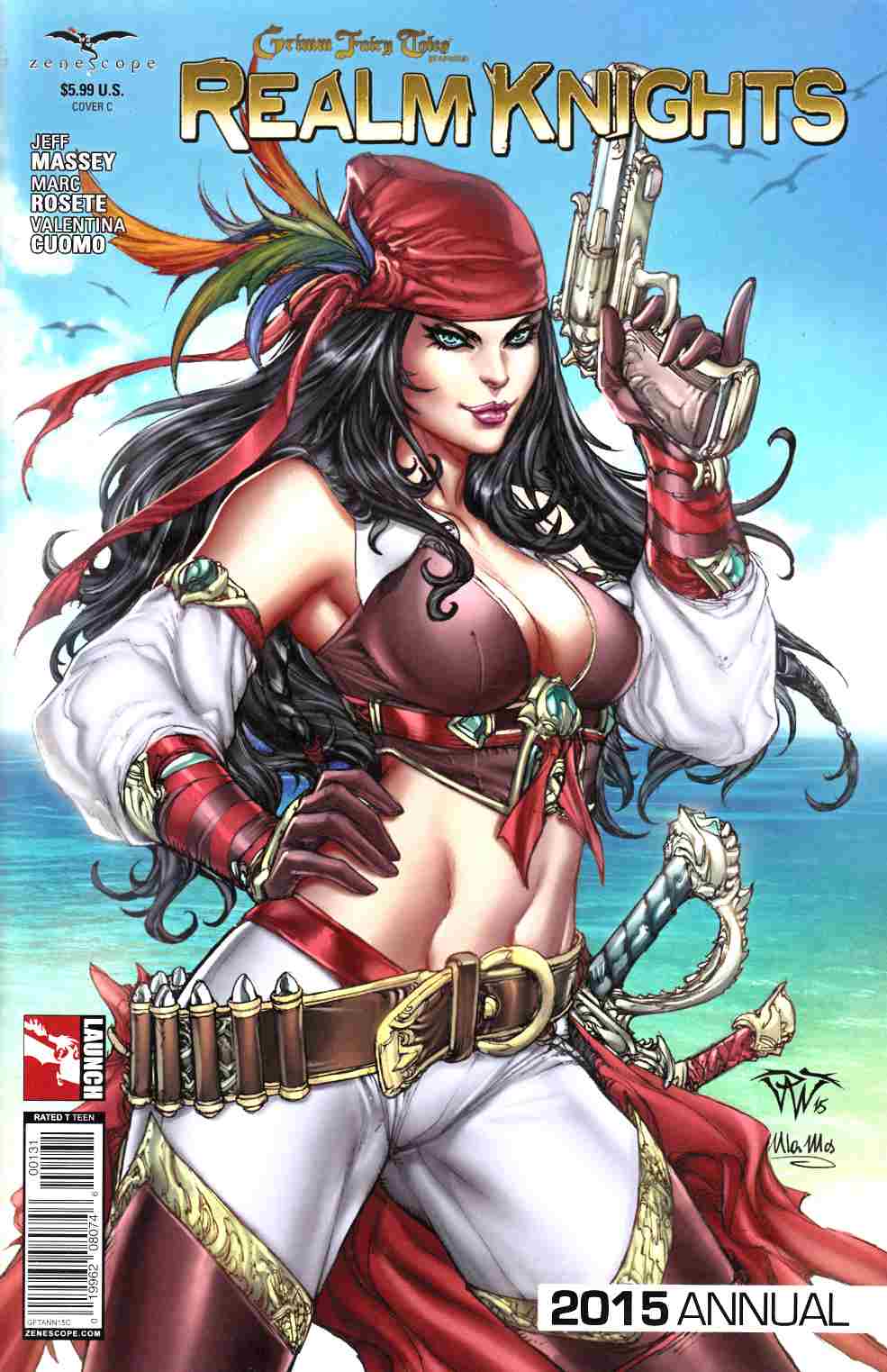 GFT Presents 2015 Realm Knights Annual Cover C- Pantalena [Zenescope Comic] THUMBNAIL