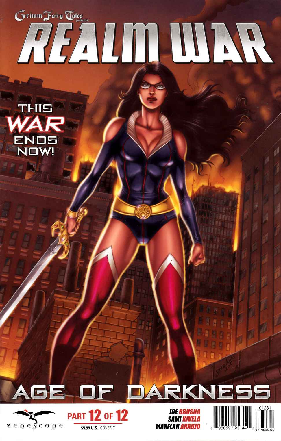 GFT Realm War #12 Cover C- Luis [Zenescope Comic] LARGE