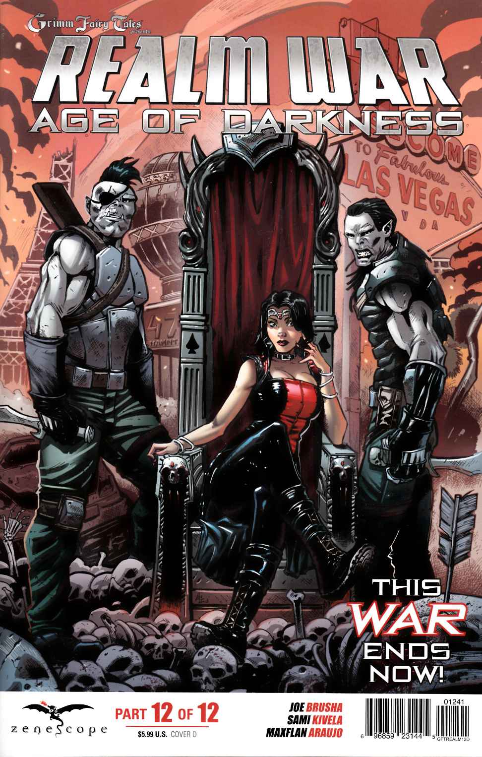 GFT Realm War #12 Cover D- Enrico [Zenescope Comic] LARGE