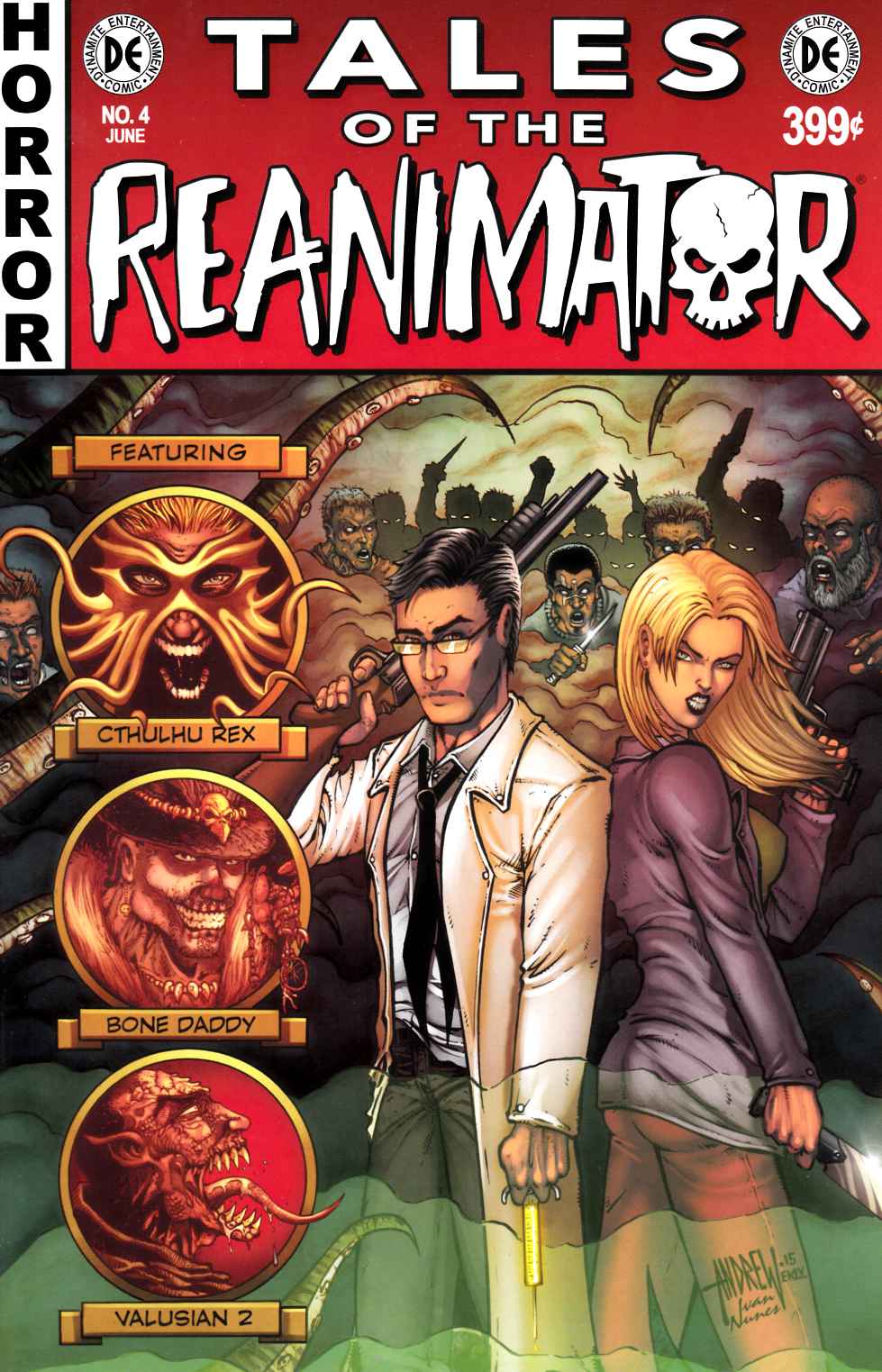 Reanimator #4 Cover B- Mangum [Dynamite Comic] THUMBNAIL