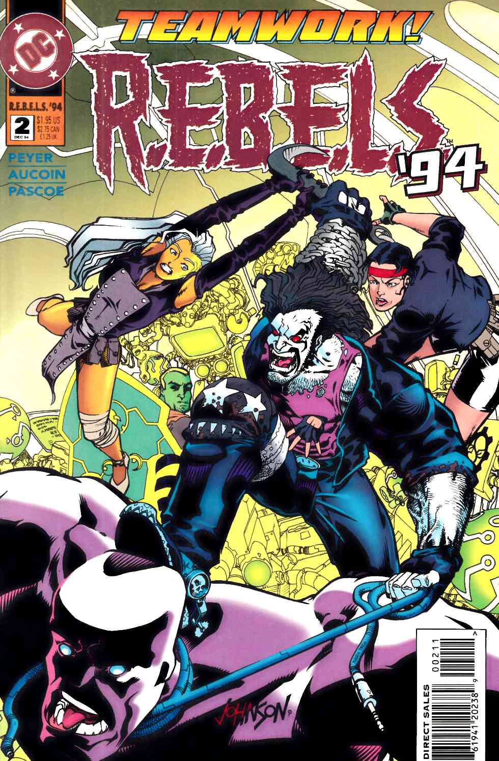 Rebels #2 Near Mint (9.4) [DC Comic] LARGE