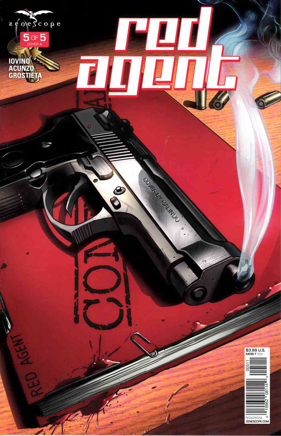 GFT Red Agent #5 Cover A [Zenescope Comic] THUMBNAIL