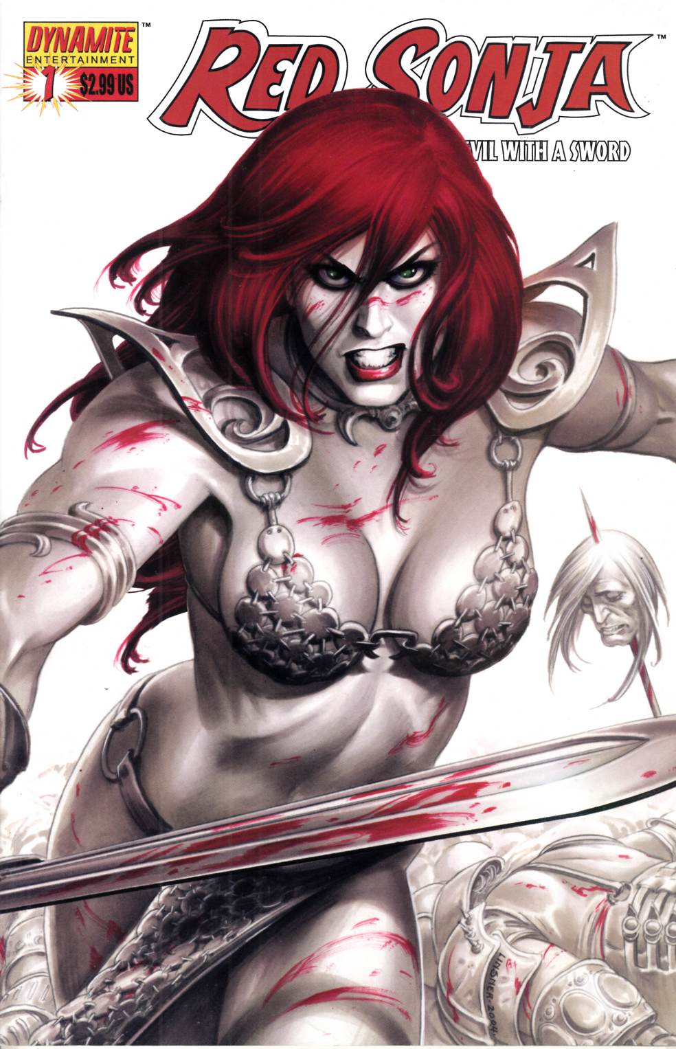 Red Sonja #1 Cover C Linsner Near Mint (9.4) [Dynamite Comic] THUMBNAIL