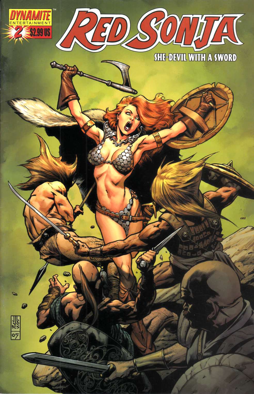 Red Sonja #2 Cover A Jones Very Fine (8.0) [Dynamite Comic] LARGE